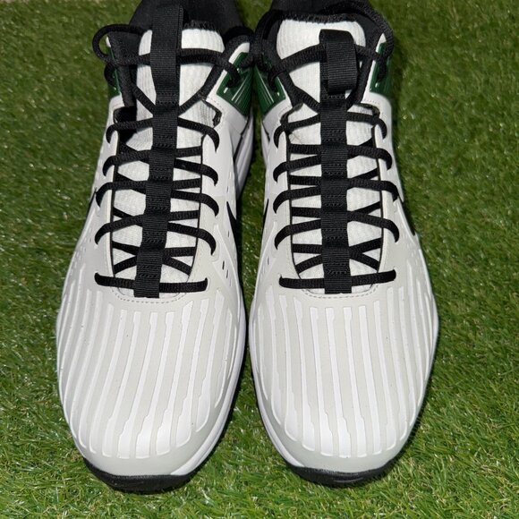 Nike Force Savage Pro 3 Shark P PE Football Cleats 13.5 White Green FJ8163-107 main image 6